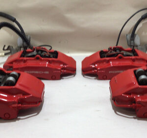 2009-2012 Porsche 987 Boxster S / Cayman S / 997 911 Brembo Brake Calipers / Red / Set of 4 / 75K BC022